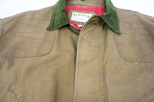 Waterproofed wax cotton jacket